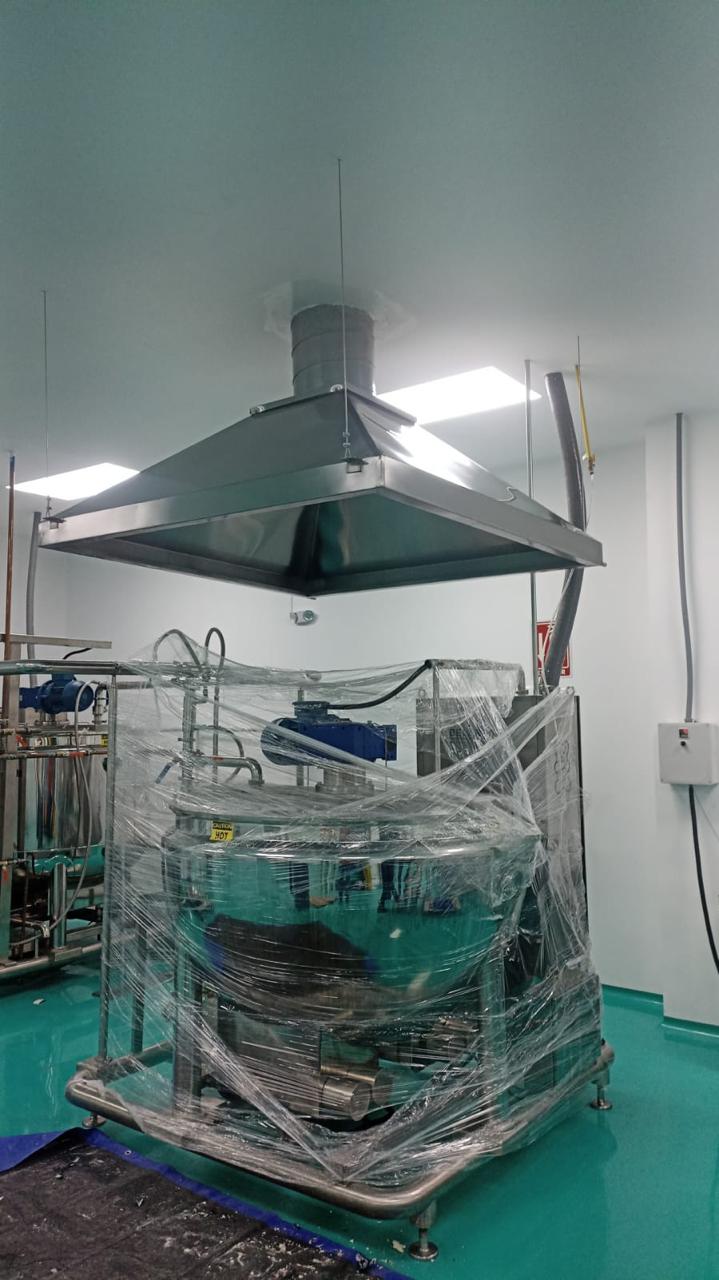 sistema de extraccion industrial con ducteria